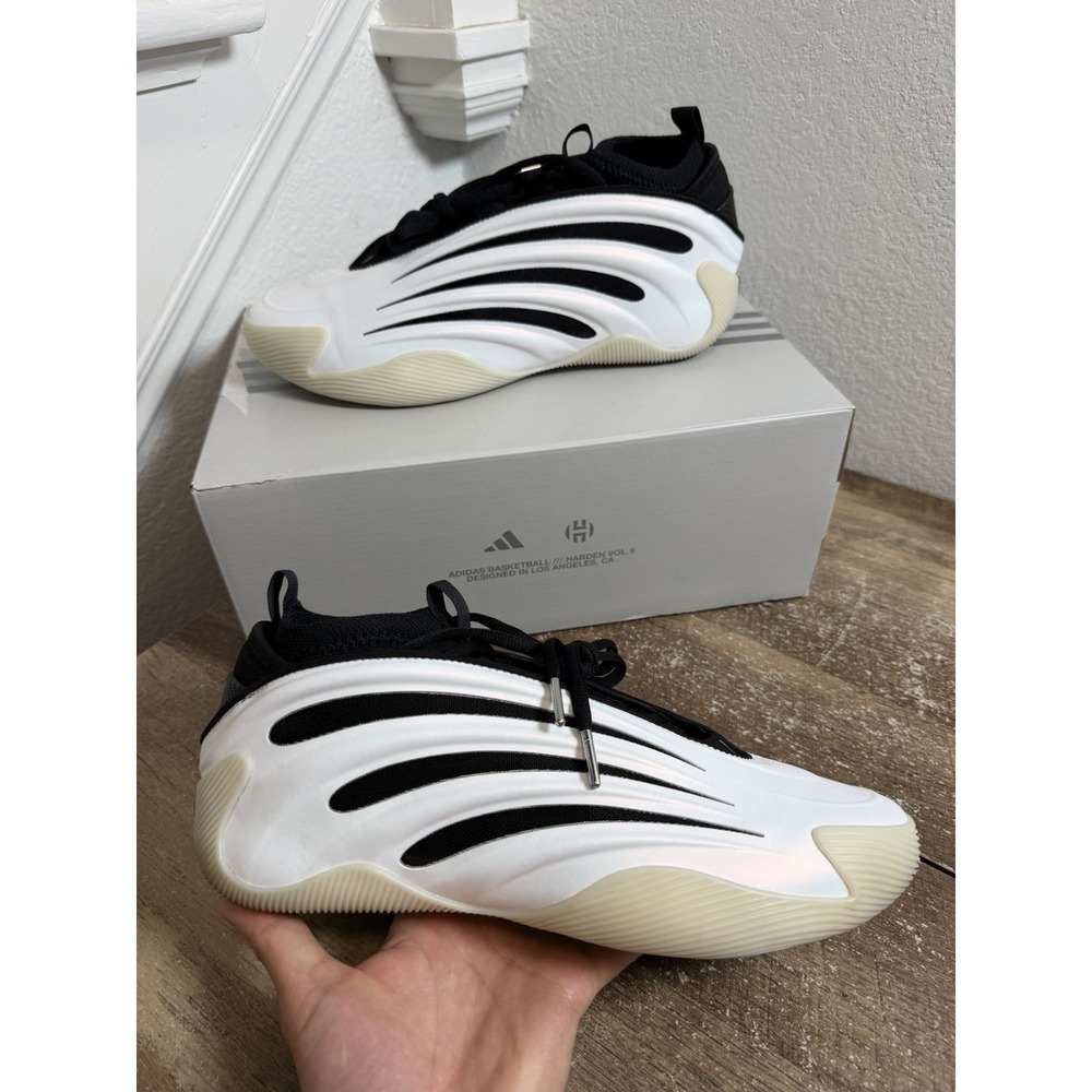 Adidas Harden Volume 9 Stormtrooper Cloud White Shoe JR2504 Men's Size 10.5